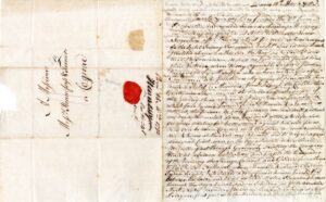Lettre de Richard Hennessy (c) Jas Hennessy & Co